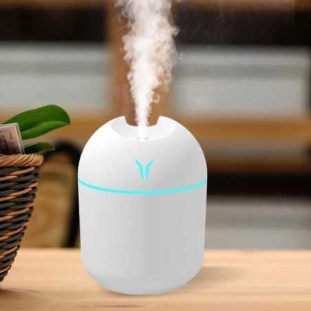 Minihumidificador de aire con USB, difusor de aceites esenciales para el hogar y el coche, ultrasónico, silencioso, fabricante d