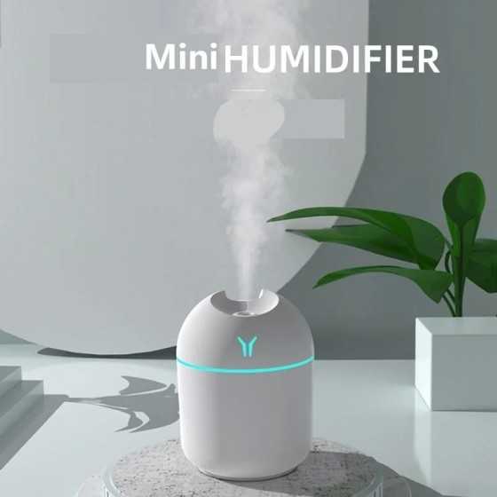 Minihumidificador de aire con USB, difusor de aceites esenciales para