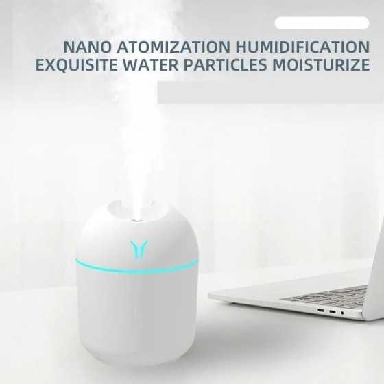 Minihumidificador de aire con USB, difusor de aceites esenciales para