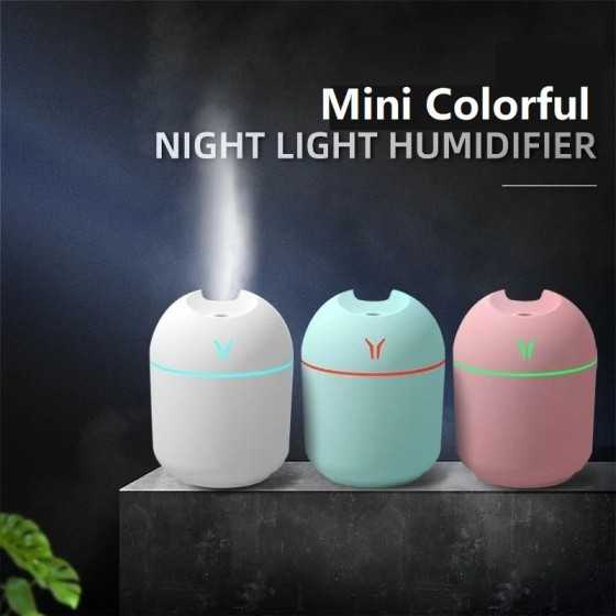 Minihumidificador de aire con USB, difusor de aceites esenciales para