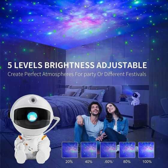 Proyector de astronauta y galaxia, luz nocturna con Control remoto de Proyector de astronauta y galaxia, luz nocturna con Control remoto de