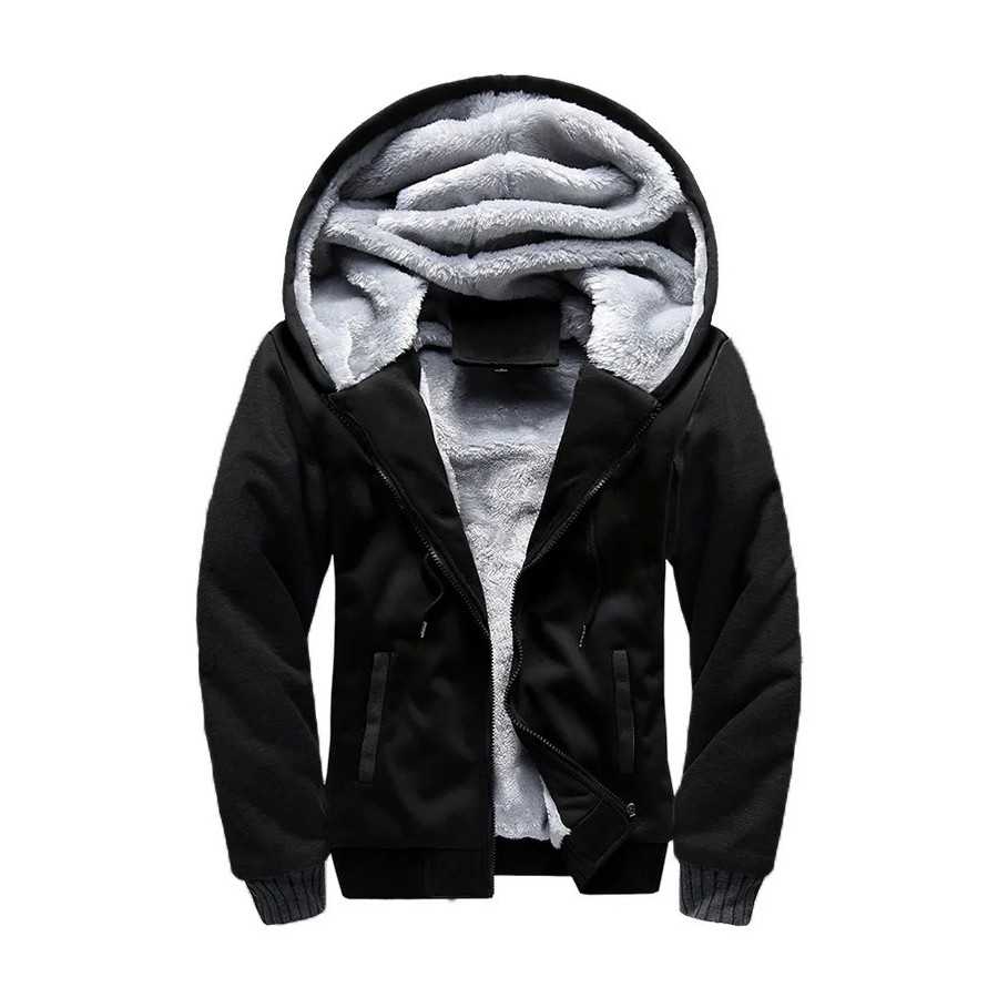 Chaqueta de invierno para hombre, chaquetas gruesas de camuflaje con capucha, forro polar de manga larga, ropa de calle informal Chaqueta de invierno para hombre, chaquetas gruesas de camuflaje con capucha, forro polar de manga larga, ropa de calle informal