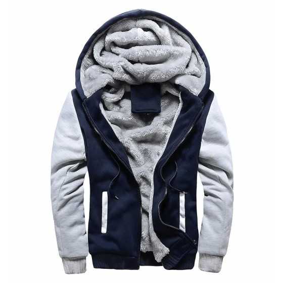 Chaqueta de invierno para hombre, chaquetas gruesas de camuflaje con capucha, forro polar de manga larga, ropa de calle informal Chaqueta de invierno para hombre, chaquetas gruesas de camuflaje con capucha, forro polar de manga larga, ropa de calle informal