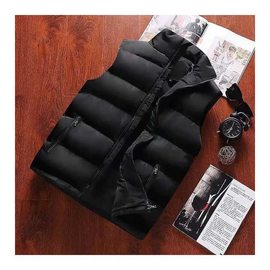 Chaleco para hombre, chaqueta cálida sin mangas, abrigo impermeable co