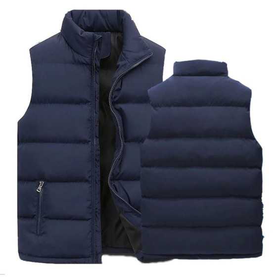 Chaleco para hombre, chaqueta cálida sin mangas, abrigo impermeable co