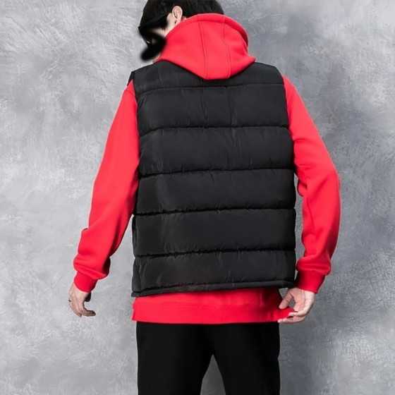 Chaleco para hombre, chaqueta cálida sin mangas, abrigo impermeable co