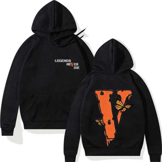 Sudadera con capucha con estampado de V grande para hombre, Sudadera c