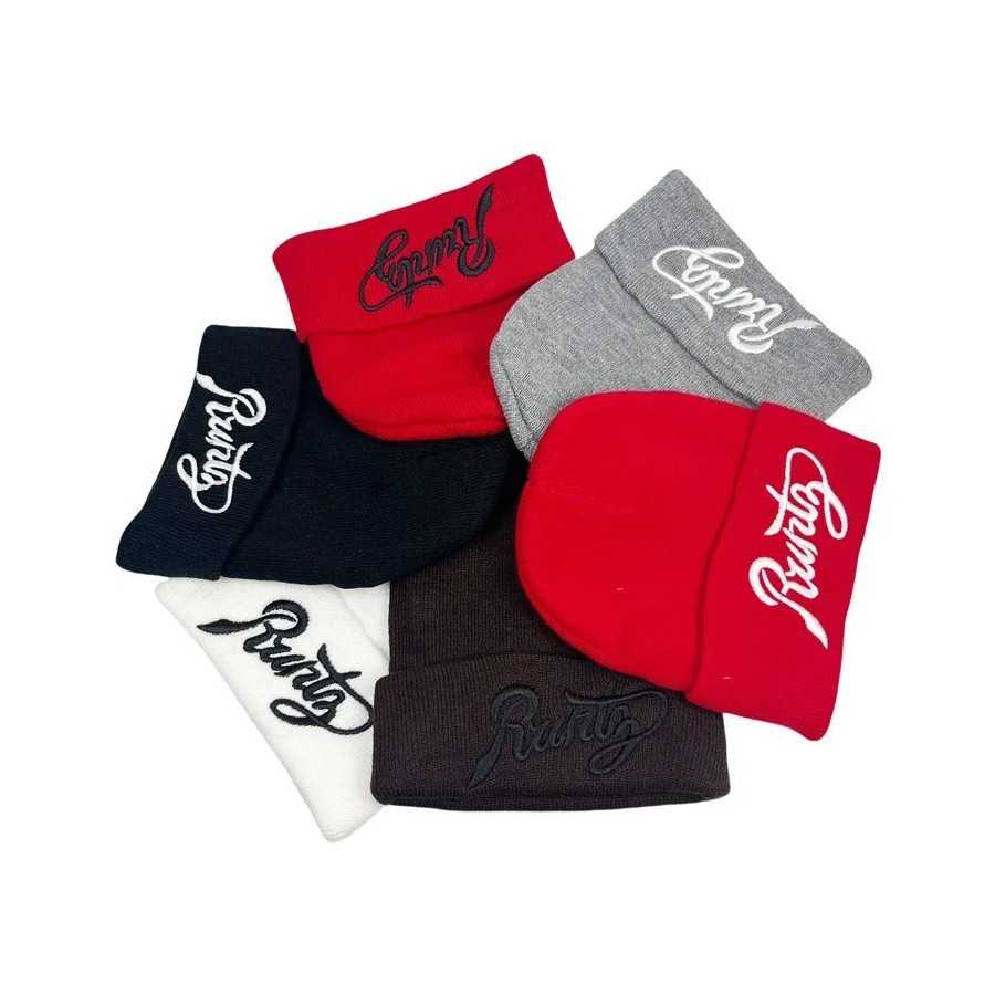 Gorro de lana bordado para hombre y mujer, gorro de punto estilo Hip Hop, cálido, para estudiantes, moda europea y americana, Ot