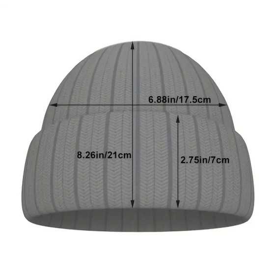 Gorro de punto con letras M para hombre, ropa de invierno suave y cáli