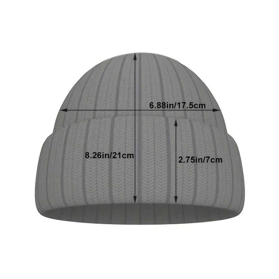 Gorro de punto con letras M para hombre, ropa de invierno suave y cáli