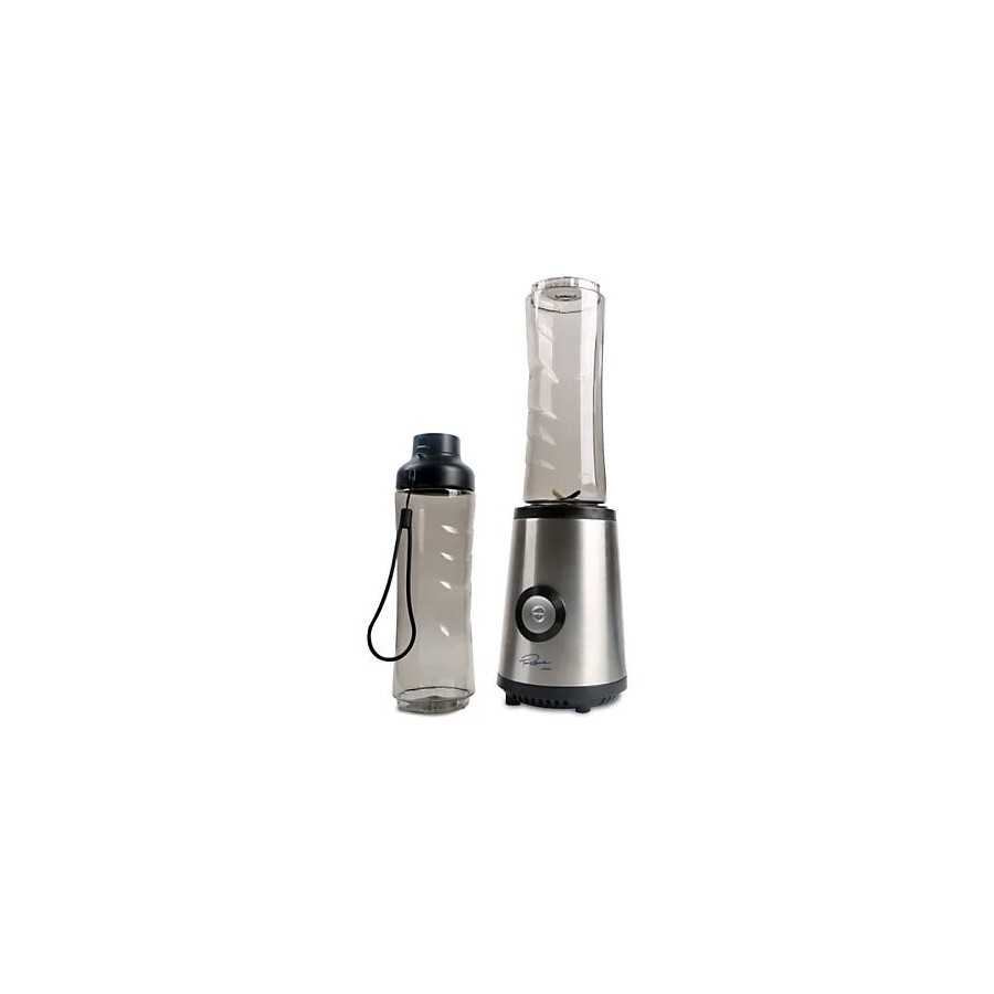 Batidora de vaso - Koenic KSBL-TR 456224 M, 450 W, 1.2 l, 2 Recipientes 600ml, Inox