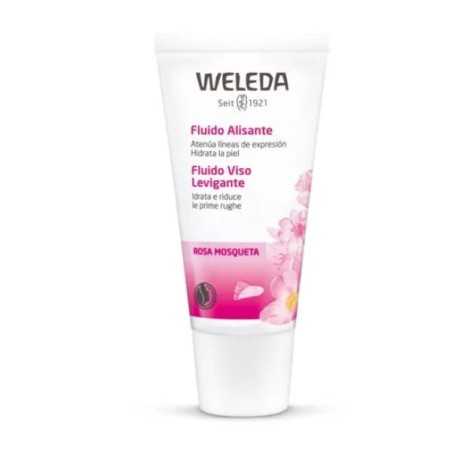 WELEDA Fluido Alisante De Rosa Mosqueta | 30ML Crema ligera pieles normales y mixtas, atenúa líneas expresión