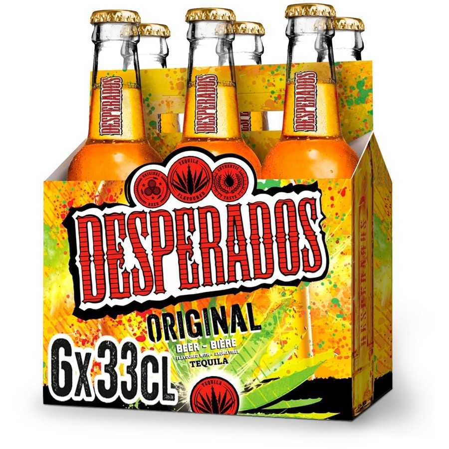 Pack 6 Ampolles Cervesa amb Tequila Desperats 33 cl Pack 6 Ampolles Cervesa amb Tequila Desperats 33 cl