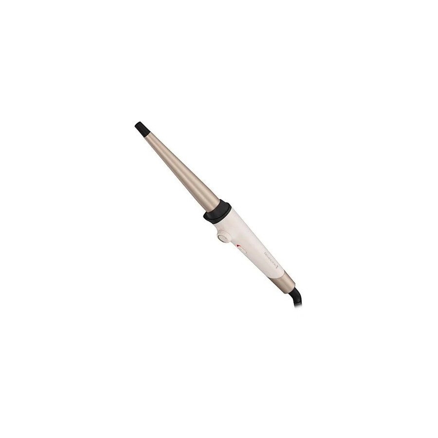 Rizador - Remington Shea Soft, Barril cerámica, Cilindro cónico 13-25 mm, 130-200 °C, Beige