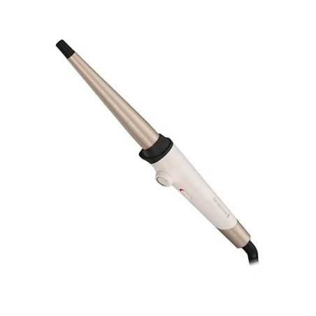 Rizador - Remington Shea Soft, Barril cerámica, Cilindro cónico 13-25 mm, 130-200 °C, Beige