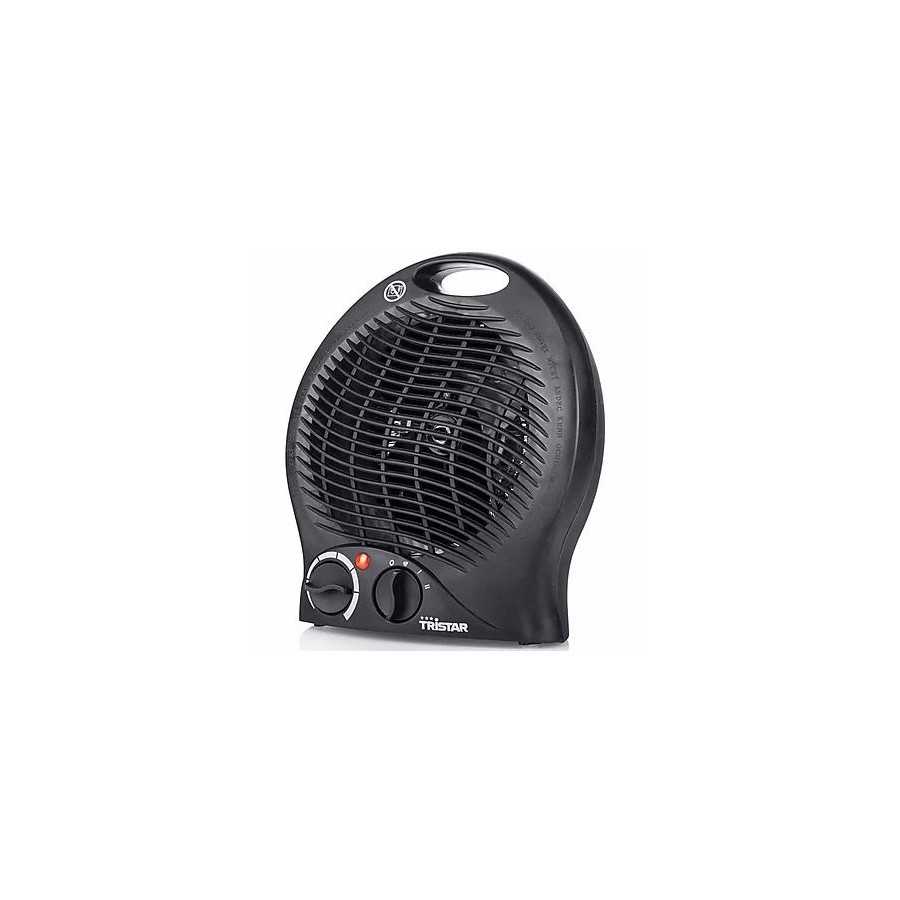 Calefactor portátil - TRISTAR, 2000 W, 3 niveles de calor, Negro