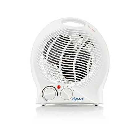 Calefactor portátil - AVANT 2000 W, 2 niveles de calor, Blanco