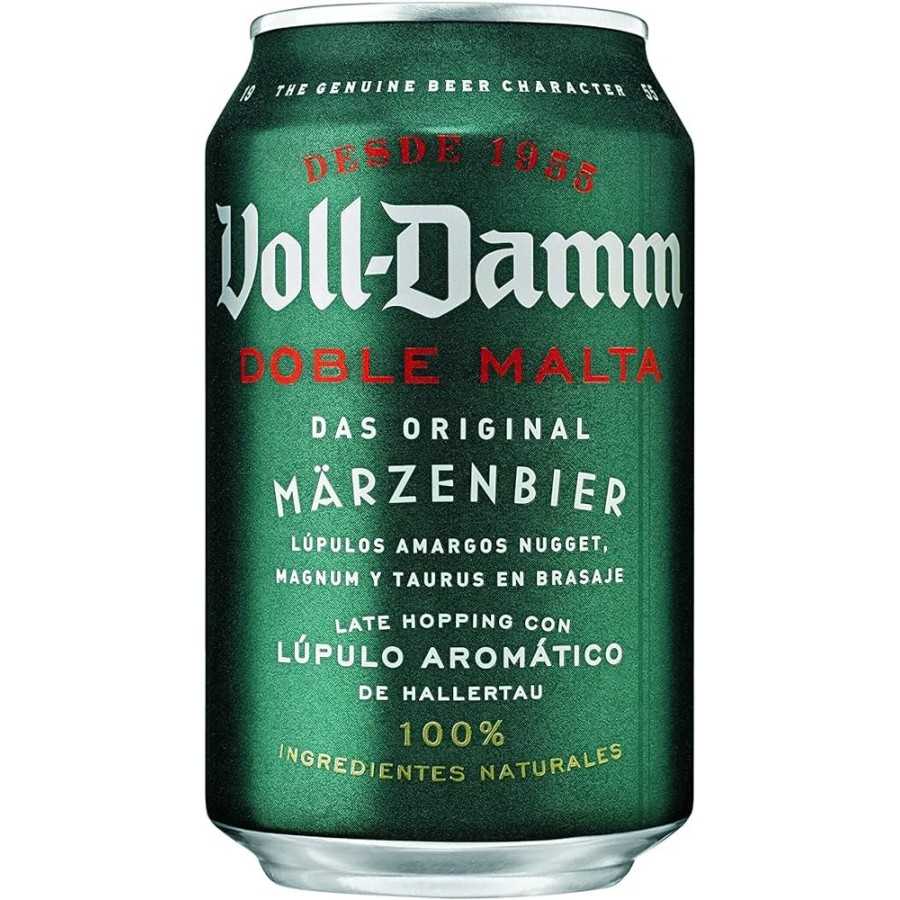 Cerveza en lata Estrella Voll Damm de 33 cl