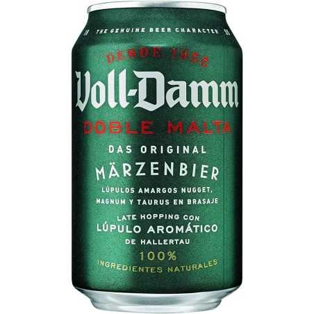 Cerveza en lata Estrella Voll Damm de 33 cl