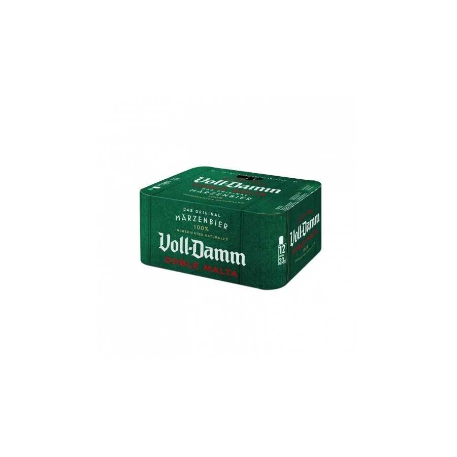 Pack de 12 Cervezas Estrella Voll Damm en lata de 33 cl