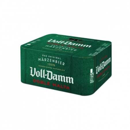 Pack de 12 Cervezas Estrella Voll Damm en lata de 33 cl