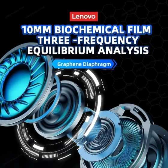 Lenovo-auriculares inalámbricos GM2 Pro con Bluetooth 5,3, audífonos d Lenovo-auriculares inalámbricos GM2 Pro con Bluetooth 5,3, audífonos d