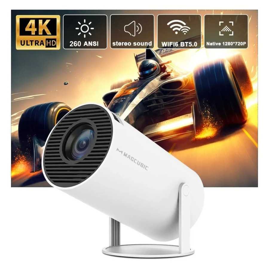 Magcubic-proyector HY300 Pro, 4K, Android 11, Dual, Wifi6, 260ANSI, Al