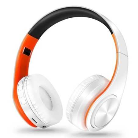 Auriculares inalámbricos con Bluetooth, dispositivo de audio estéreo, con micrófono, para música, deportes, para teléfono inteli