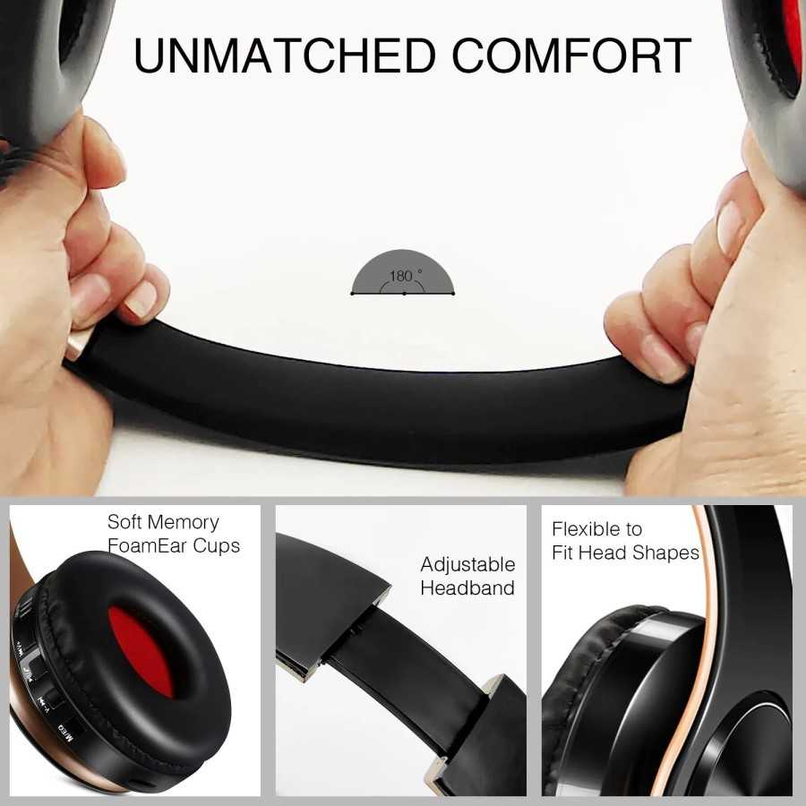Auriculares inalámbricos con Bluetooth, dispositivo de audio estéreo, 