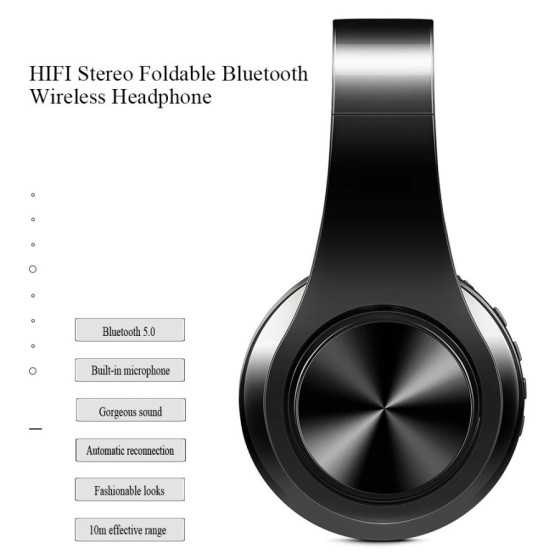 Auriculares inalámbricos con Bluetooth, dispositivo de audio estéreo, 