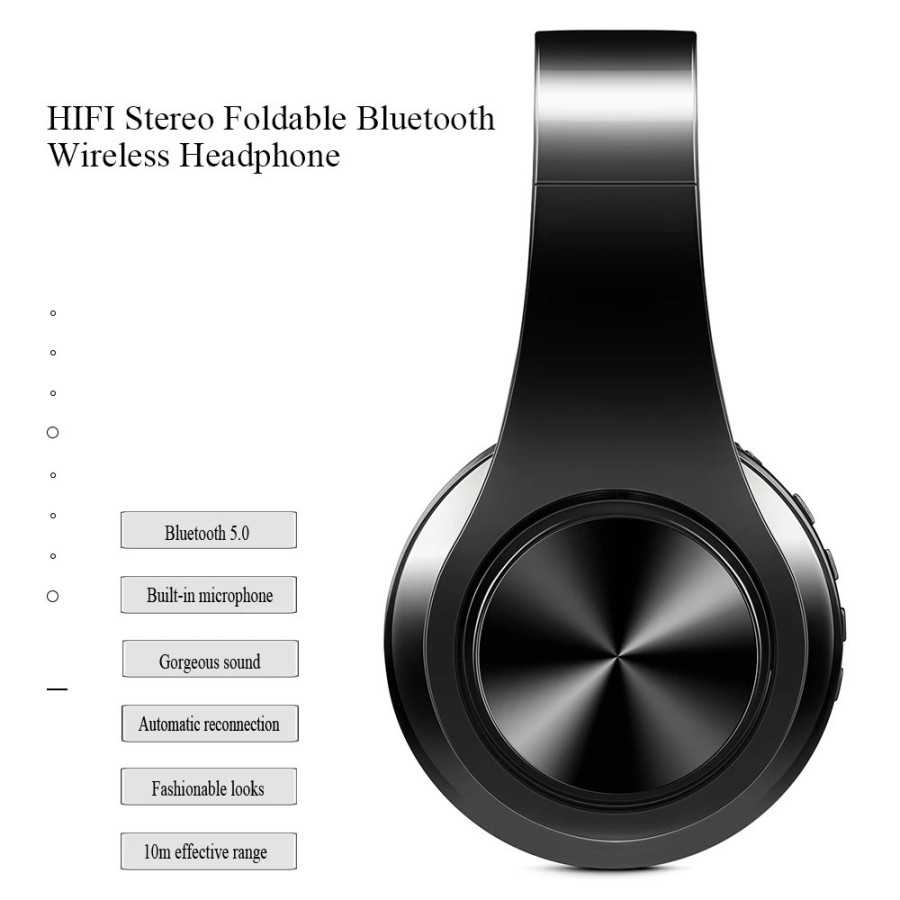 Auriculares inalámbricos con Bluetooth, dispositivo de audio estéreo, 
