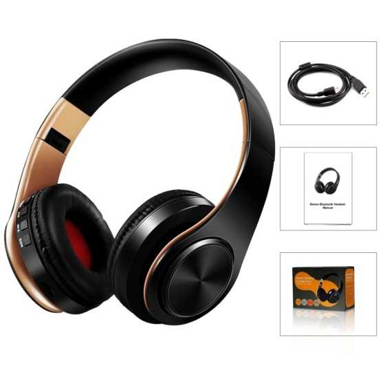 Auriculares inalámbricos con Bluetooth, dispositivo de audio estéreo, 