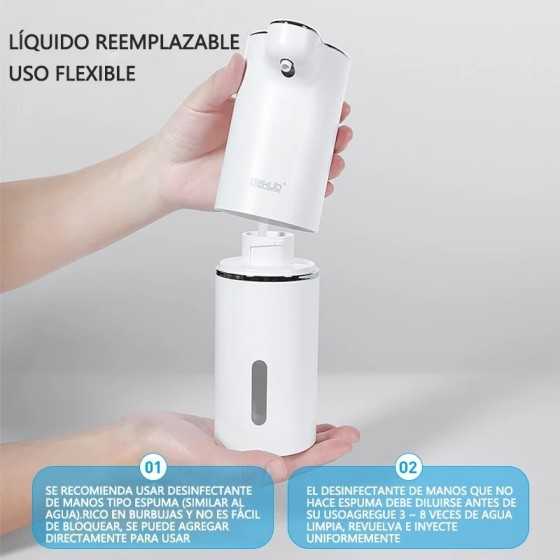 Dispensadores automáticos de jabón de espuma para baño, lavadora intel