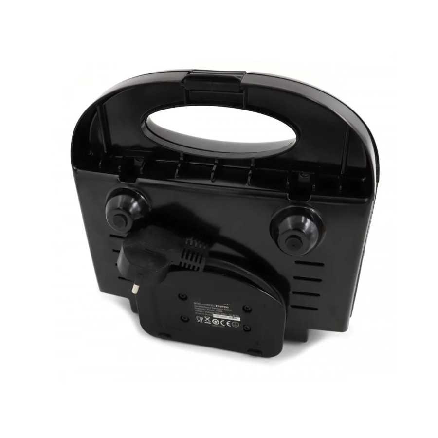 SANDWICHERA ELECTRICA CON CORTE 2 CAVIDADES 750W SANDWICH GARANTIA MP-