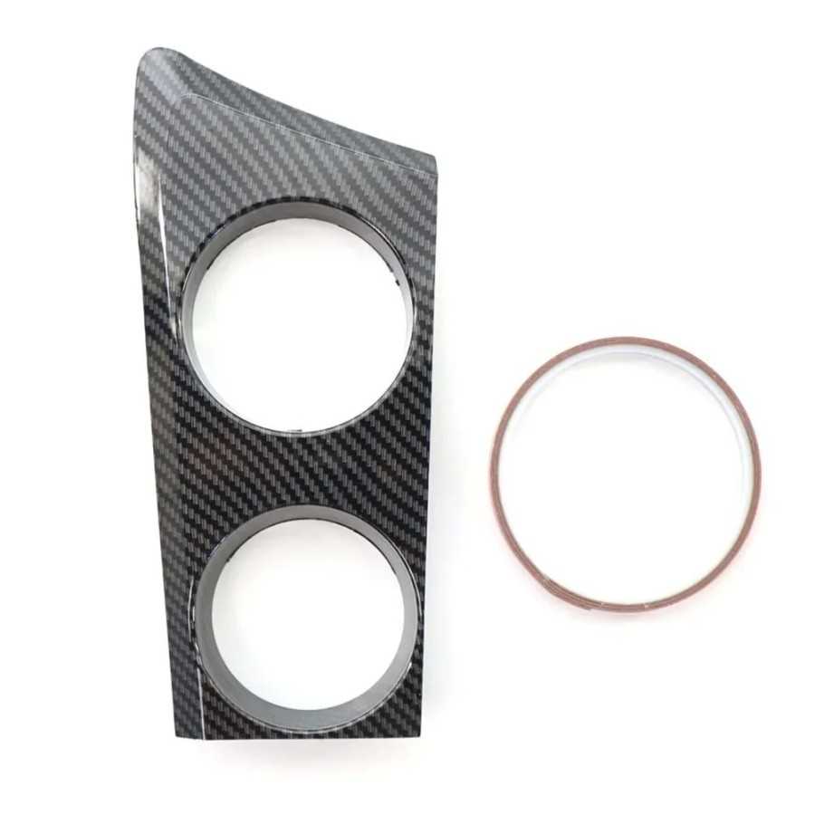 Portavasos de plástico ABS para consola central de coche, pegatina emb