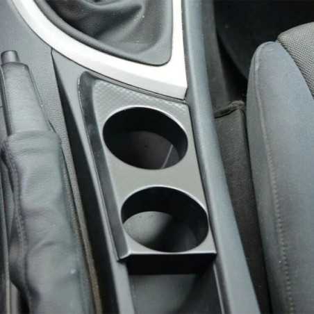 Portavasos de plástico ABS para consola central de coche, pegatina embellecedora para BMW E81, E82, E87, E88, serie 1, 04-11, LH