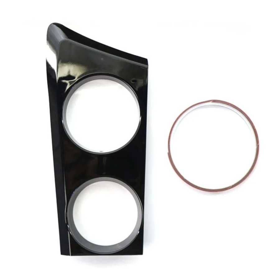 Portavasos de plástico ABS para consola central de coche, pegatina emb