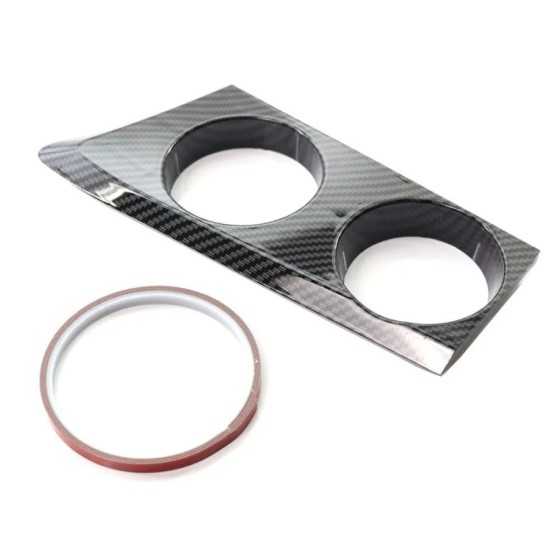 Portavasos de plástico ABS para consola central de coche, pegatina emb