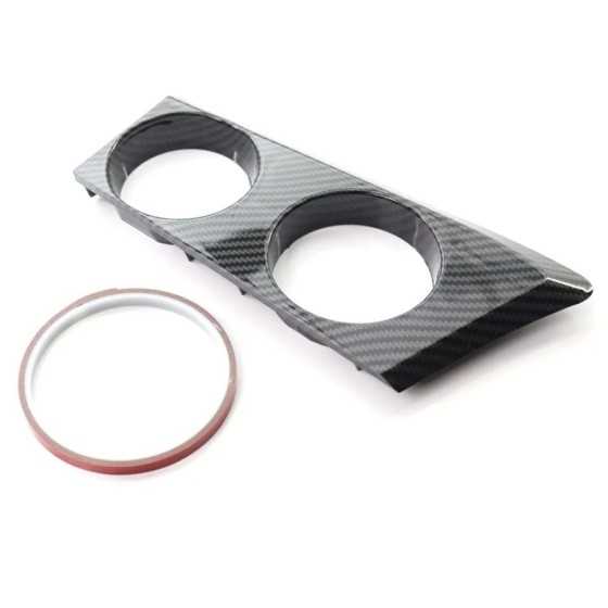 Portavasos de plástico ABS para consola central de coche, pegatina emb