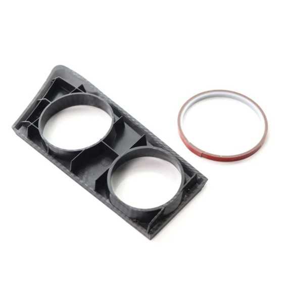 Portavasos de plástico ABS para consola central de coche, pegatina emb