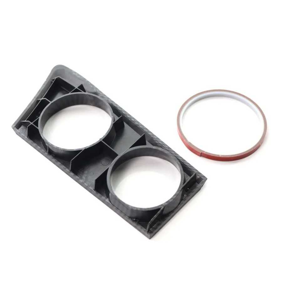 Portavasos de plástico ABS para consola central de coche, pegatina emb