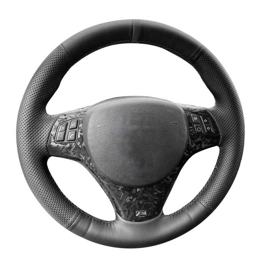 Cubierta de cuero Artificial antideslizante para volante de coche, acc Cubierta de cuero Artificial antideslizante para volante de coche, acc
