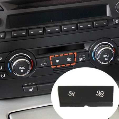 Cubierta del botón de ajuste del volumen del aire acondicionado del coche compatible con BMW 1 3 X1 X3 Series E81 E87 E88 E82 E9