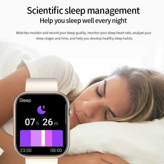 LIGE-reloj inteligente para hombre y mujer, pulsera de Fitness con carga inalámbrica, Bluetooth, llamadas, personalizado, 2024