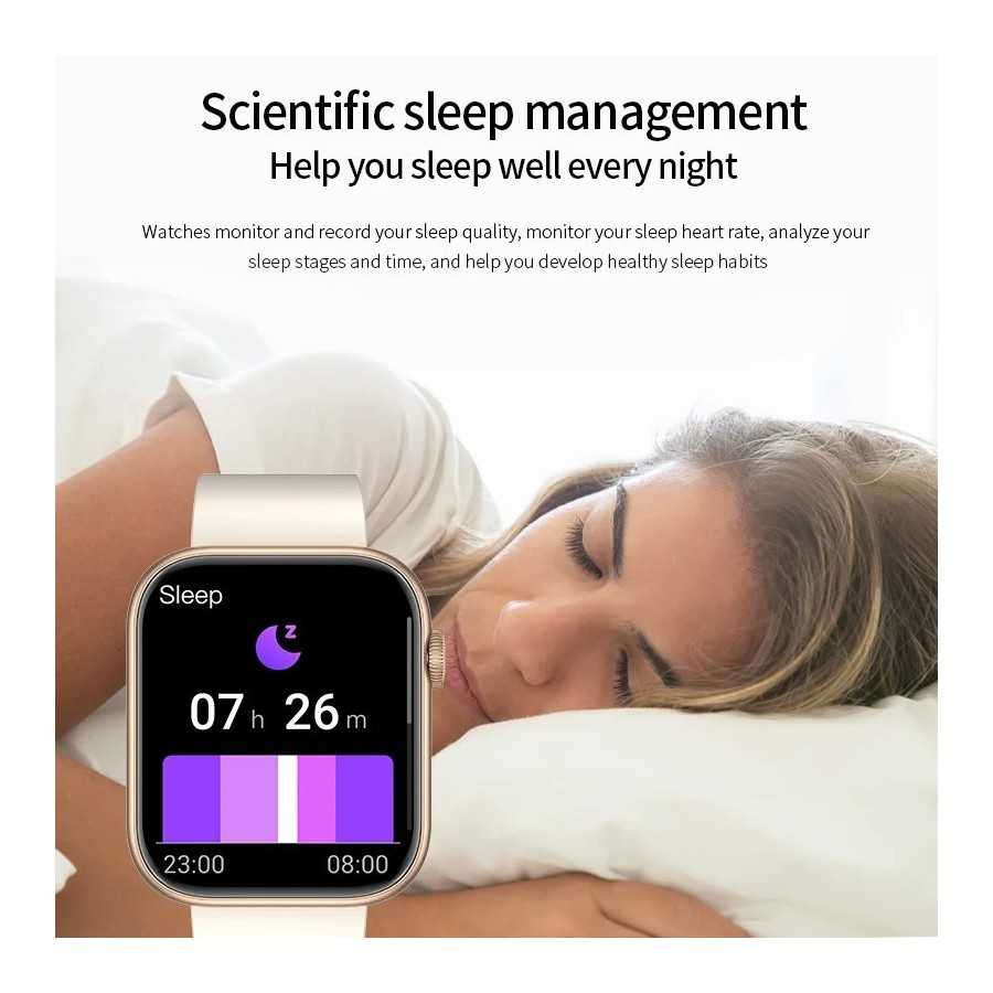 LIGE-reloj inteligente para hombre y mujer, pulsera de Fitness con carga inalámbrica, Bluetooth, llamadas, personalizado, 2024