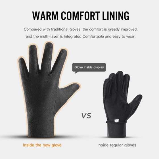 Guantes calefactados eléctricos para motocicleta, guantes calefactable