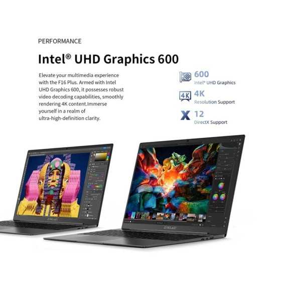 Teclast Notebook F16 Plus Laptop 15.6", Windows 11 Pro, 8GB/12GB RAM 2
