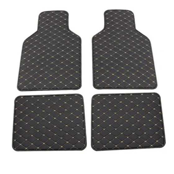 Alfombrilla antideslizante de cuero PU para el suelo del coche, almoha Alfombrilla antideslizante de cuero PU para el suelo del coche, almoha