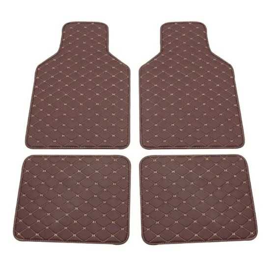 Alfombrilla antideslizante de cuero PU para el suelo del coche, almoha Alfombrilla antideslizante de cuero PU para el suelo del coche, almoha