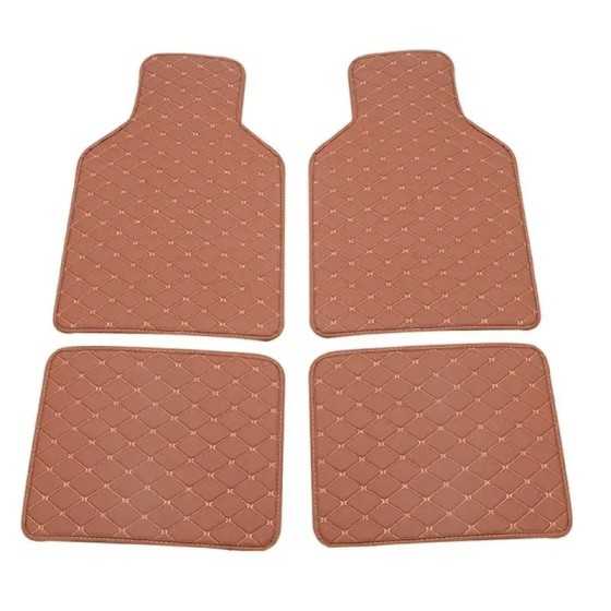 Alfombrilla antideslizante de cuero PU para el suelo del coche, almoha Alfombrilla antideslizante de cuero PU para el suelo del coche, almoha